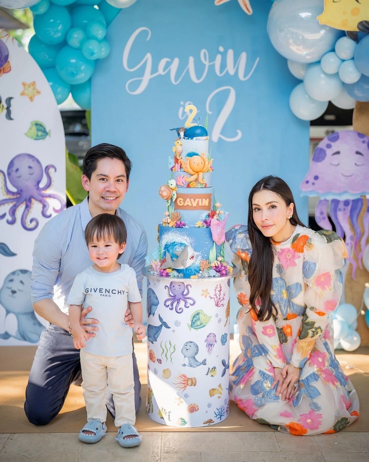 เนรมิตรสวนสนุกเพื่อลูกชาย "ศรีริต้า" จัดงานวันเกิดฉลอง 2 ขวบ "น้องกวิณท์"