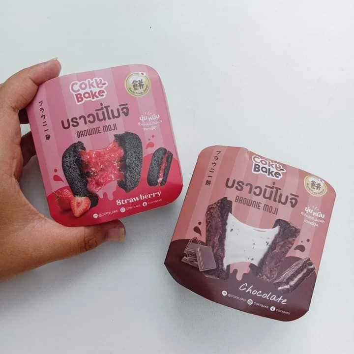 บราวนี่โมจิ 🍫  โดนตกมาเหมือนกันสั่งมา2รส